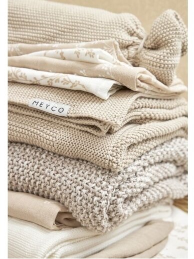 Muslin diapers set, 3 pcs. 30x30, Meyco Baby (Branches sand) 1 Muslin diapers set, 3 pcs. 30x30, Meyco Baby (Branches sand) 1