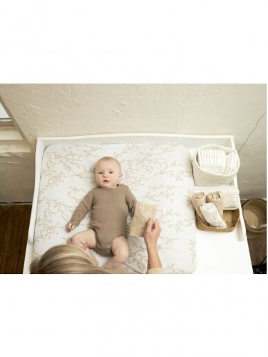 Muslin diapers set, 3 pcs. 30x30, Meyco Baby (Branches sand) 2