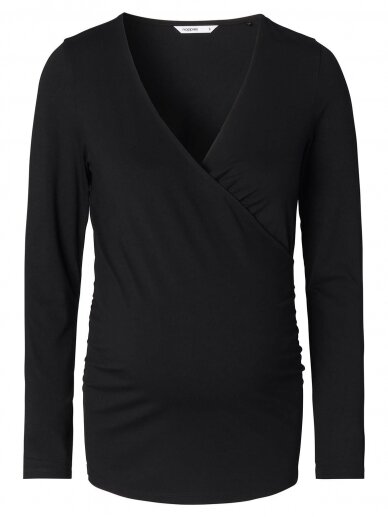Nursing shirt Langu - Black 4 Nursing shirt Langu - Black 4