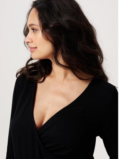 Nursing shirt Langu - Black 1 Nursing shirt Langu - Black 1