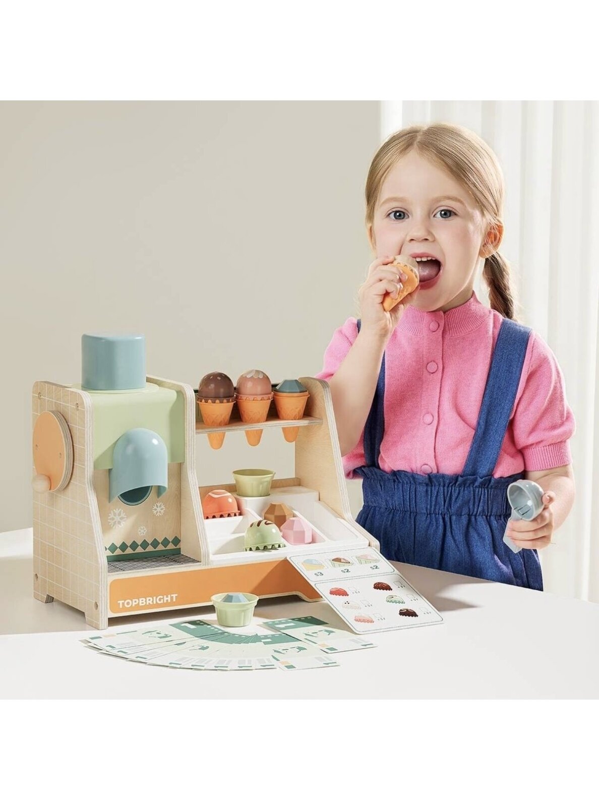 Wooden Ice Cream Shop Ice Cream Boutique, Top Bright 1