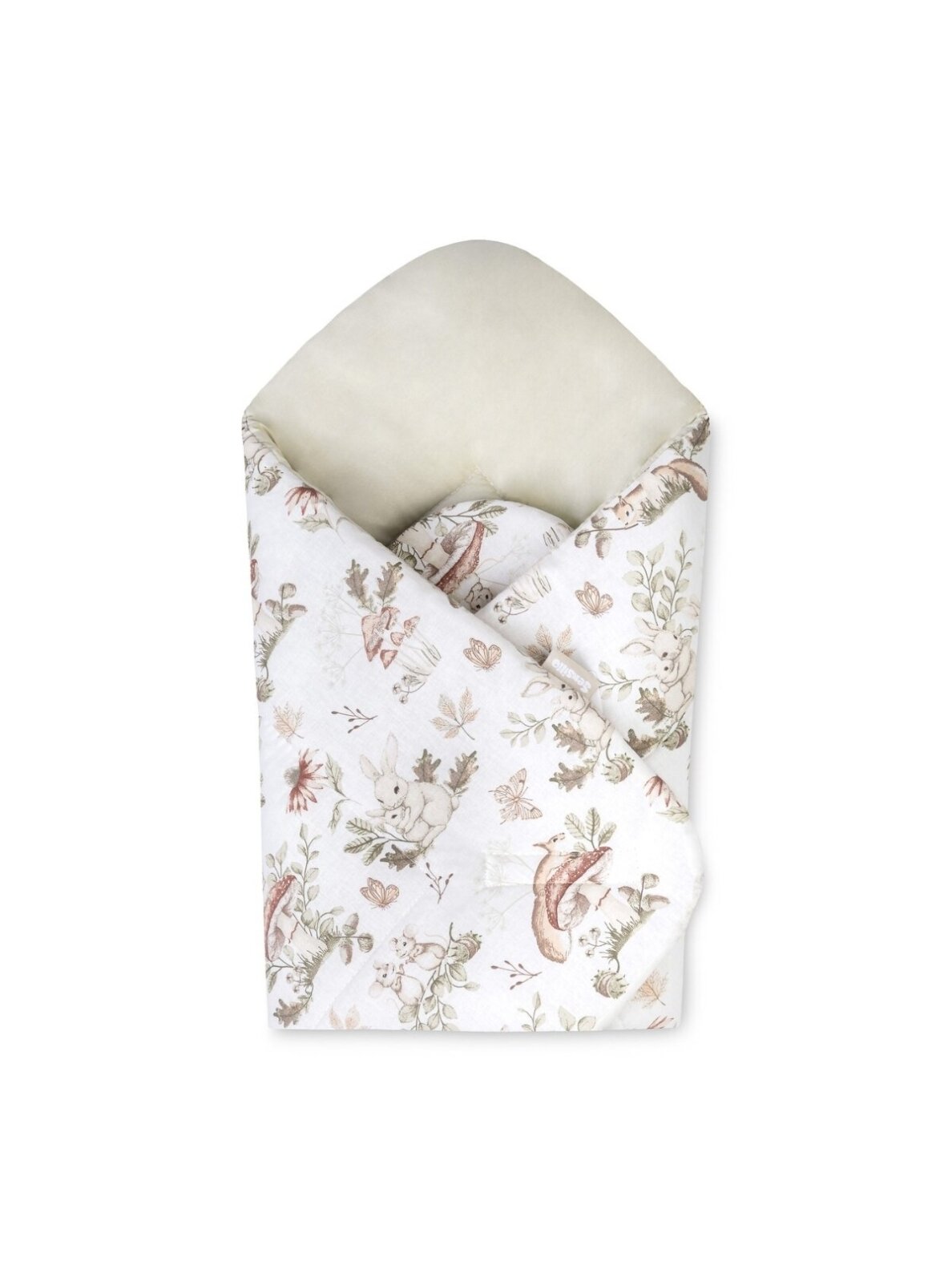 Cotton Baby Wrap 75x75 cm, Forest’s Gifts Beige, Sensillo Cotton Baby Wrap 75x75 cm, Forest’s Gifts Beige, Sensillo