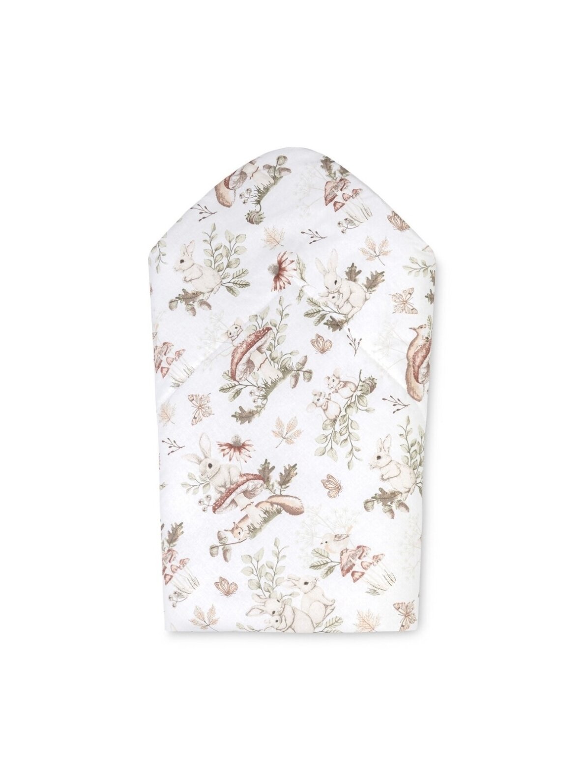 Cotton Baby Wrap 75x75 cm, Forest’s Gifts Beige, Sensillo 1