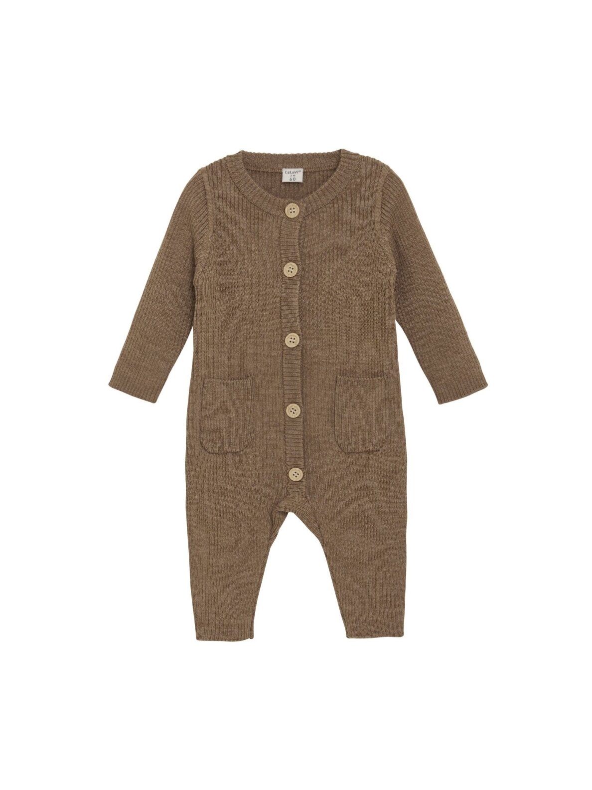 Merino wool overalls , CeLaVi (Beige)