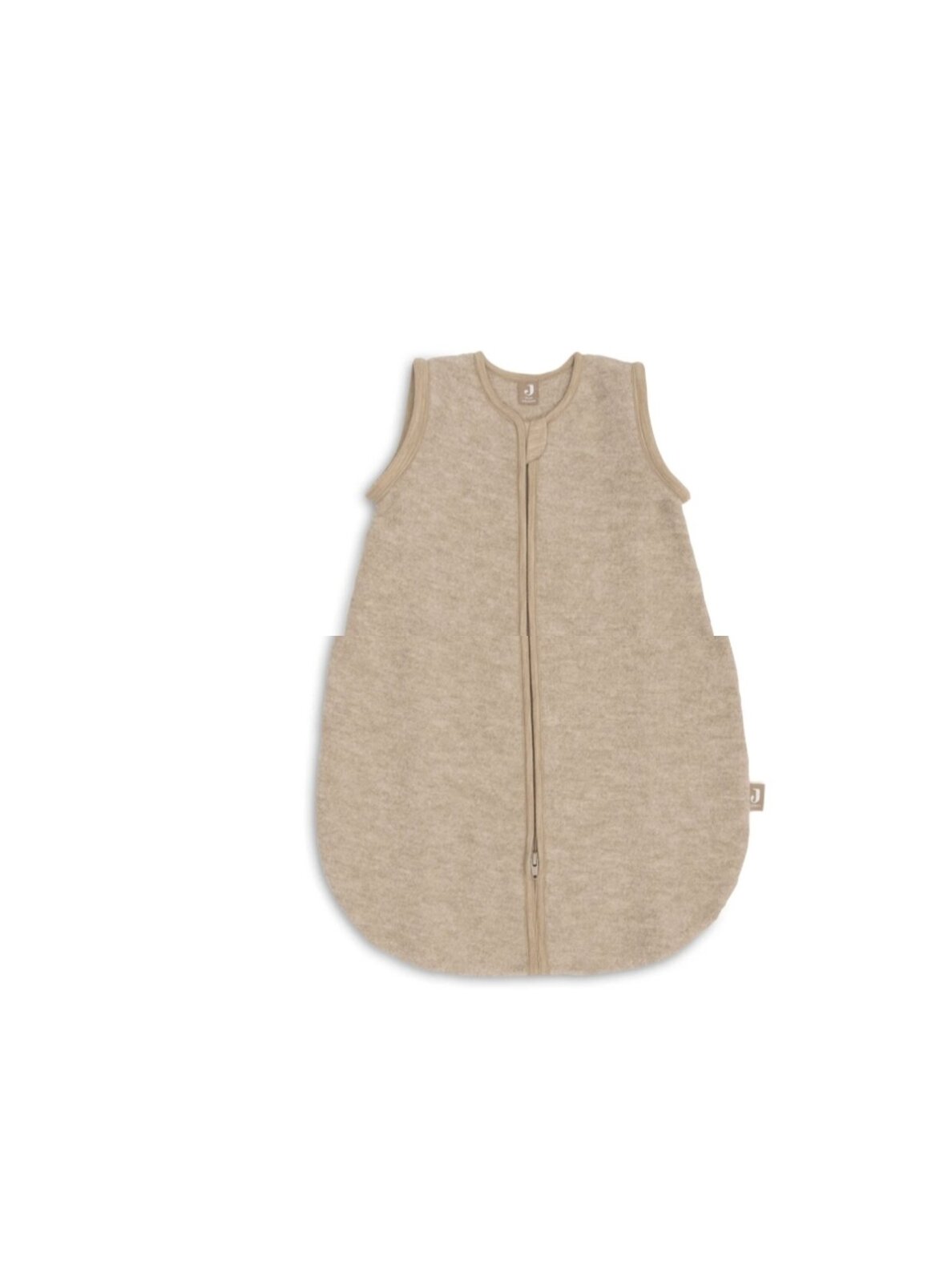 Merino Wool Sleeping Bag with Removable Sleeves 60 cm, TOG 2.0 - 2.5, Jollein, (Natural) 1