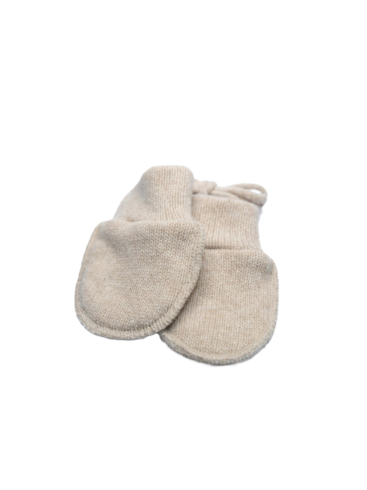 Merino Wool Baby Mittens 0–3 m, Sand, Vilaurita