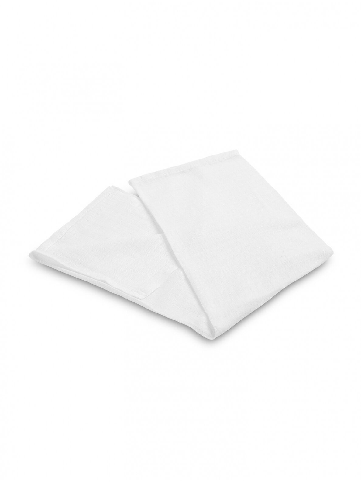 Gauze (muslin) diaper, 80x80cm, 1pc, White, Sensillo