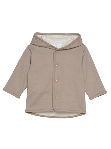 Cotton jacket with hood, Fixoni (Sand)