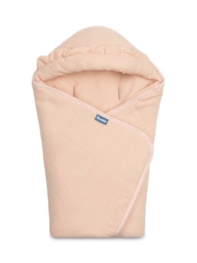Muslin blanket-envelope for baby 90x90, Sensillo (Pink)