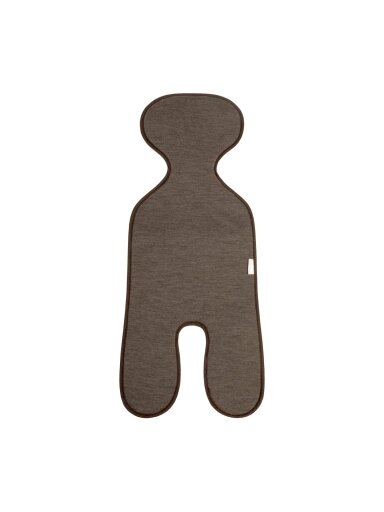 Merino Wool Anti-Sweat Car Seat Insert S, Brown, Sensillo