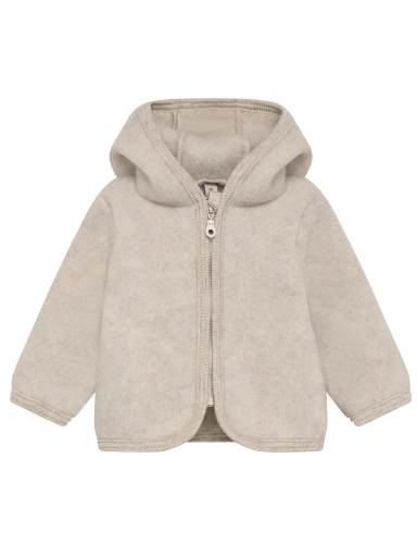 Merino wool hoodie HUTTEliHUT (Sand)