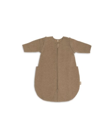 Merino Wool Sleeping Bag with Removable Sleeves 70 cm, TOG 2.0 - 2.5, Jollein, (Dark Hazel) Merino Wool Sleeping Bag with Removable Sleeves 70 cm, TOG 2.0 - 2.5, Jollein, (Dark Hazel)