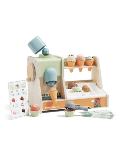 Wooden Ice Cream Shop Ice Cream Boutique, Top Bright Wooden Ice Cream Shop Ice Cream Boutique, Top Bright