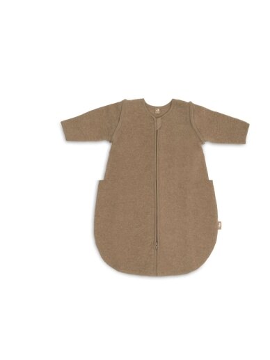 Merino Wool Sleeping Bag with Removable Sleeves 70 cm, TOG 2.0 - 2.5, Jollein, (Dark Hazel) Merino Wool Sleeping Bag with Removable Sleeves 70 cm, TOG 2.0 - 2.5, Jollein, (Dark Hazel)