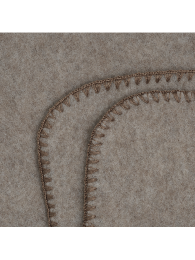 Merino wool blanket HUTTEliHUT, CeLaVi (Brown)  2