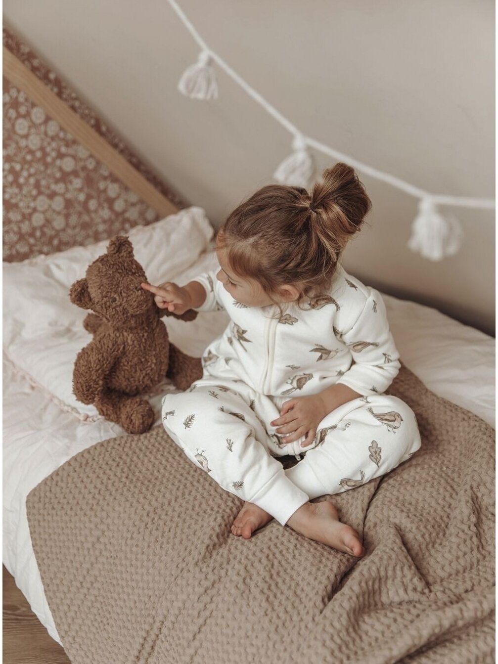 Baby sleep overall winter jumper, TOG 2.5, Meyco Baby, Robin multi, 104cm 1 Baby sleep overall winter jumper, TOG 2.5, Meyco Baby, Robin multi, 104cm 1