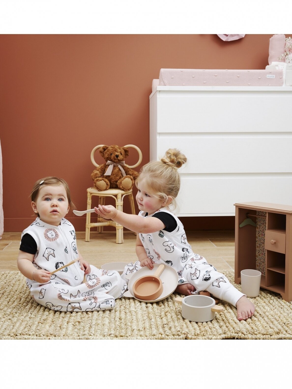 Sleeping bag for baby, by Meyco Baby, Animal, TOG 0.3, 60 cm. 4 Sleeping bag for baby, by Meyco Baby, Animal, TOG 0.3, 60 cm. 4