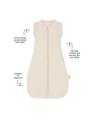 Sleeping bag-cocoon for baby 0-3m TOG 0.5, Little Waffle, Jollein