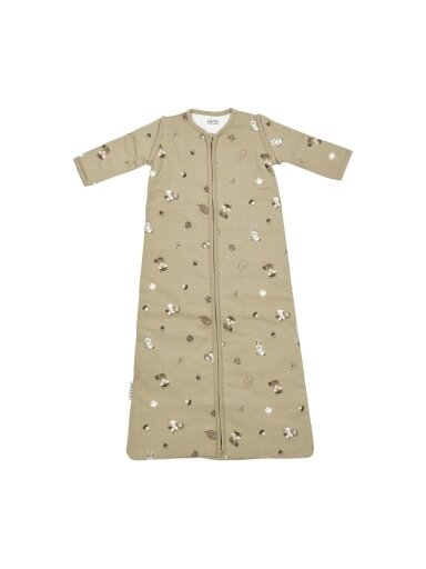 Sleeping bag with detachable sleeves 110 cm, TOG 2.5, Meyco (Forest Animals Sand) Sleeping bag with detachable sleeves 110 cm, TOG 2.5, Meyco (Forest Animals Sand)