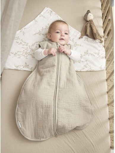 Sleeping bag for baby, 70cm TOG 2.0, Meyco Baby (Sand) 1 Sleeping bag for baby, 70cm TOG 2.0, Meyco Baby (Sand) 1