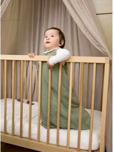 Sleeping bag for baby, 110cm TOG 2.0, Meyco Baby (Olive green) 1 Sleeping bag for baby, 110cm TOG 2.0, Meyco Baby (Olive green) 1