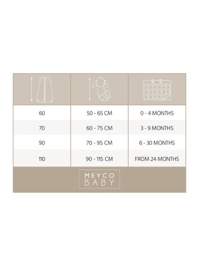 Sleeping bag for baby, by Meyco Baby TOG 2.0, 110cm (Rose) 2 Sleeping bag for baby, by Meyco Baby TOG 2.0, 110cm (Rose) 2