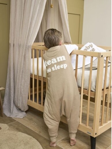 Baby sleep overall winter jumper 104cm, TOG 2.0, Meyco Baby Taupe/offwhite 5 Baby sleep overall winter jumper 104cm, TOG 2.0, Meyco Baby Taupe/offwhite 5