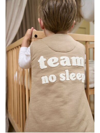 Baby sleep overall winter jumper 104cm, TOG 2.0, Meyco Baby Taupe/offwhite 4 Baby sleep overall winter jumper 104cm, TOG 2.0, Meyco Baby Taupe/offwhite 4