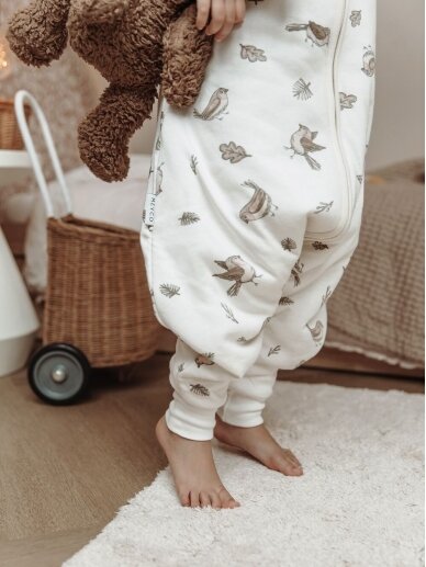 Baby sleep overall winter jumper, TOG 2.5, Meyco Baby, Robin multi, 104cm 2 Baby sleep overall winter jumper, TOG 2.5, Meyco Baby, Robin multi, 104cm 2