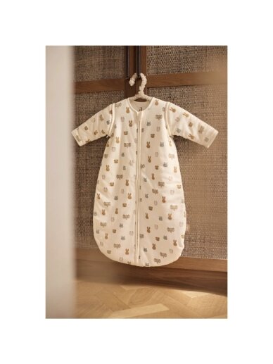 Sleeping Bag with Removable Sleeves 60 cm, TOG 2.5 - 3.5, Jollein, (Jollies) 3