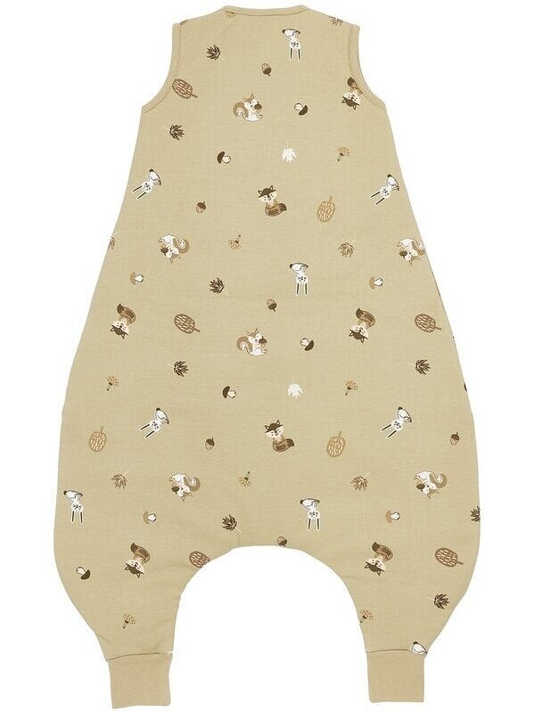 Baby sleep overall winter jumper, TOG 2.0, Meyco Baby, Forest Animals Sand, 104 cm. 1 Baby sleep overall winter jumper, TOG 2.0, Meyco Baby, Forest Animals Sand, 104 cm. 1