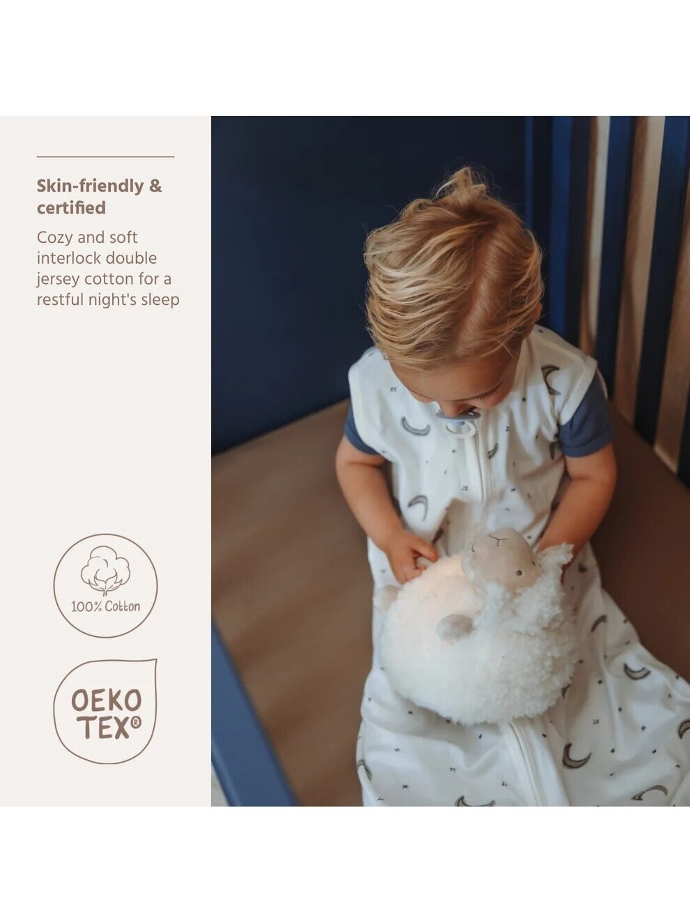 Sleeping bag for baby, by Meyco Baby, TOG 0.9, 90cm  2