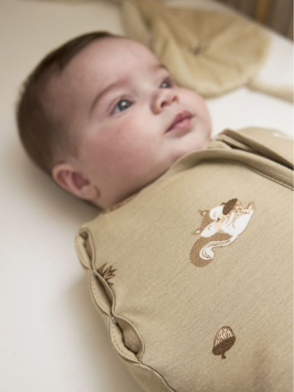 Sleeping bag-cocoon for baby 70 cm, TOG 0.3, Meyco Baby (Animal sand) 2 Sleeping bag-cocoon for baby 70 cm, TOG 0.3, Meyco Baby (Animal sand) 2