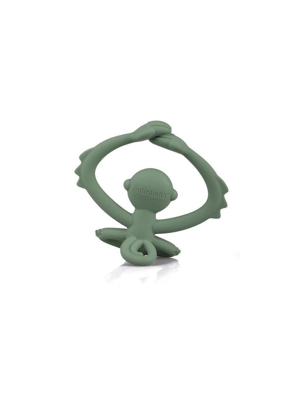 Mombella Monkey Teether Green 1 Mombella Monkey Teether Green 1