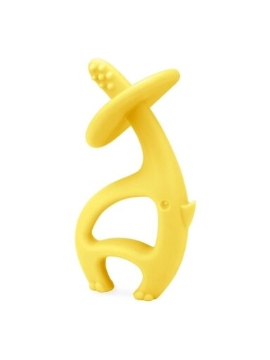 MOMBELLA teether, dancing elephant 3 months+ (Lemon)