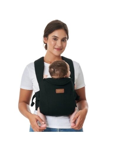 MOMCOZY WEESNUG ergonoomiline beebikandekott, must