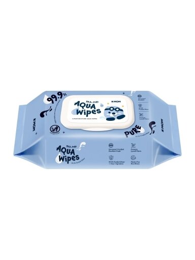 K-MOM 99.9% Pure Aqua Wipes
