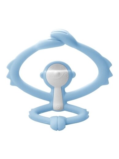 Mombella Monkey Teether Light blue Mombella Monkey Teether Light blue