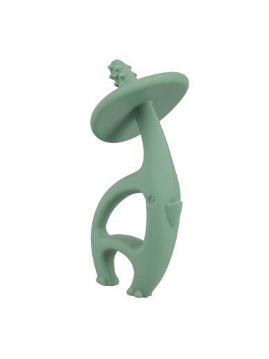 MOMBELLA teether, dancing elephant 3 months+ (Green) 2