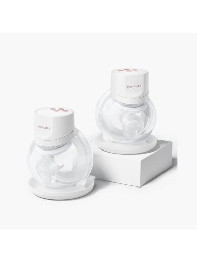 Momcozy Double Wearable Breast Pump S12 Pro+, White Momcozy Double Wearable Breast Pump S12 Pro+, White