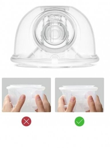 Momcozy Breast Pump Overall Collector Cup for S9 Pro/S12 Pro (24mm Single Sealed Flange) 1 Momcozy Breast Pump Overall Collector Cup for S9 Pro/S12 Pro (24mm Single Sealed Flange) 1