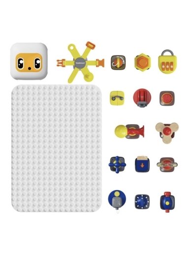 Montessori Busy Board Deluxe Set, Top Bright 1 Montessori Busy Board Deluxe Set, Top Bright 1