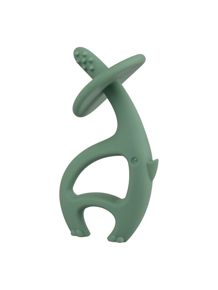 MOMBELLA teether, dancing elephant 3 months+ (Green)
