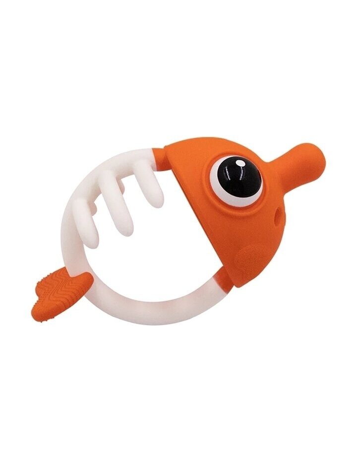 MOMBELLA teether Clownfish 3 in 1, 3 months+