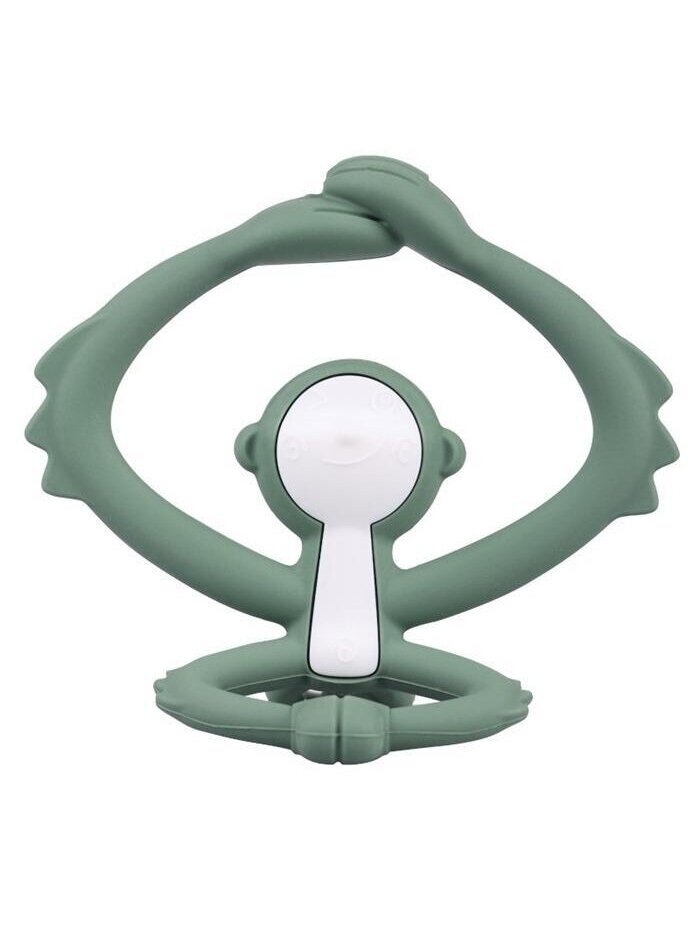 Mombella Monkey Teether Green