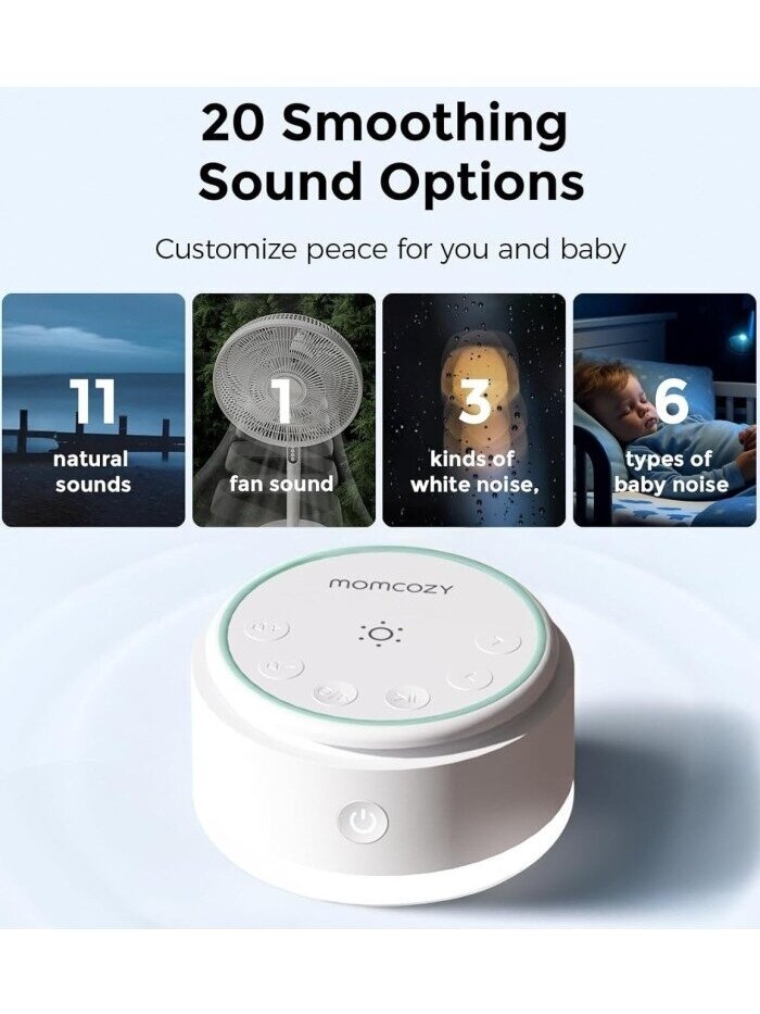 Momcozy valge müra seade laetava akuga 5 Momcozy valge müra seade laetava akuga 5