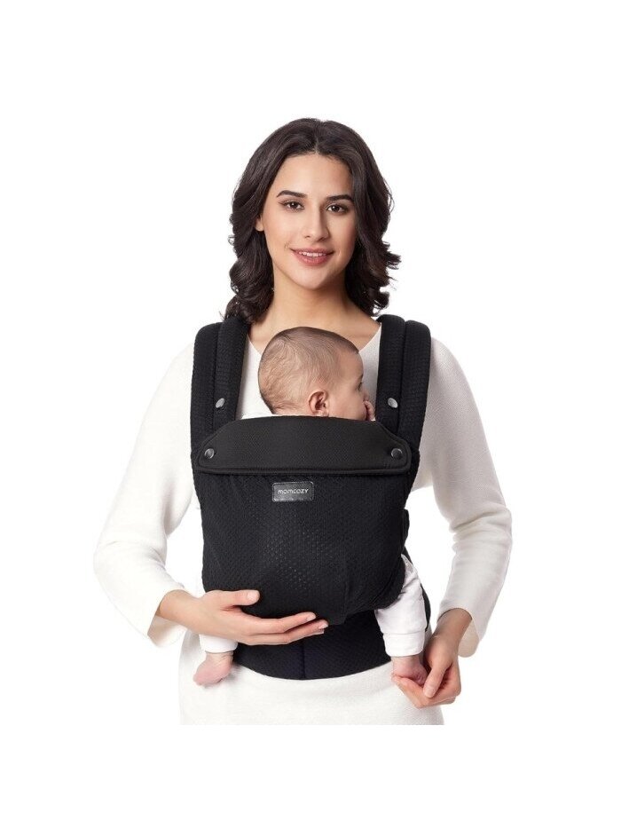 Momcozy ergonomic baby carrier with mesh (Black) 1 Momcozy ergonomic baby carrier with mesh (Black) 1