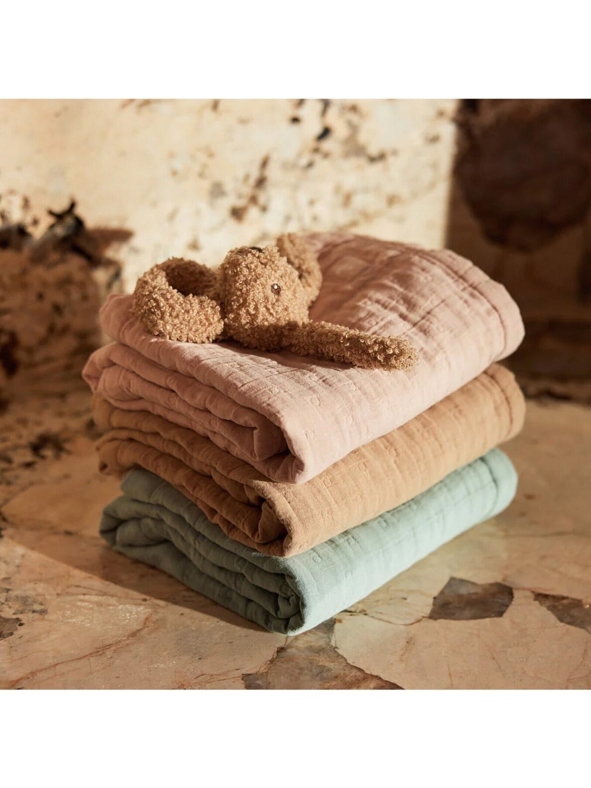 Baby blanket 75x100cm, TOG 0.5, Jollein (Wild Rose) 4