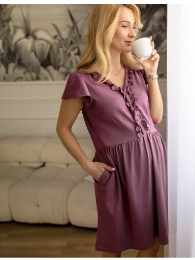 Maternity breastfeeding nightdress, Linda by EEVI Maternity breastfeeding nightdress, Linda by EEVI
