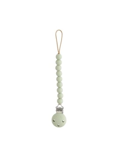 Silicone Pacifier Clip | Hera (Sage) Silicone Pacifier Clip | Hera (Sage)